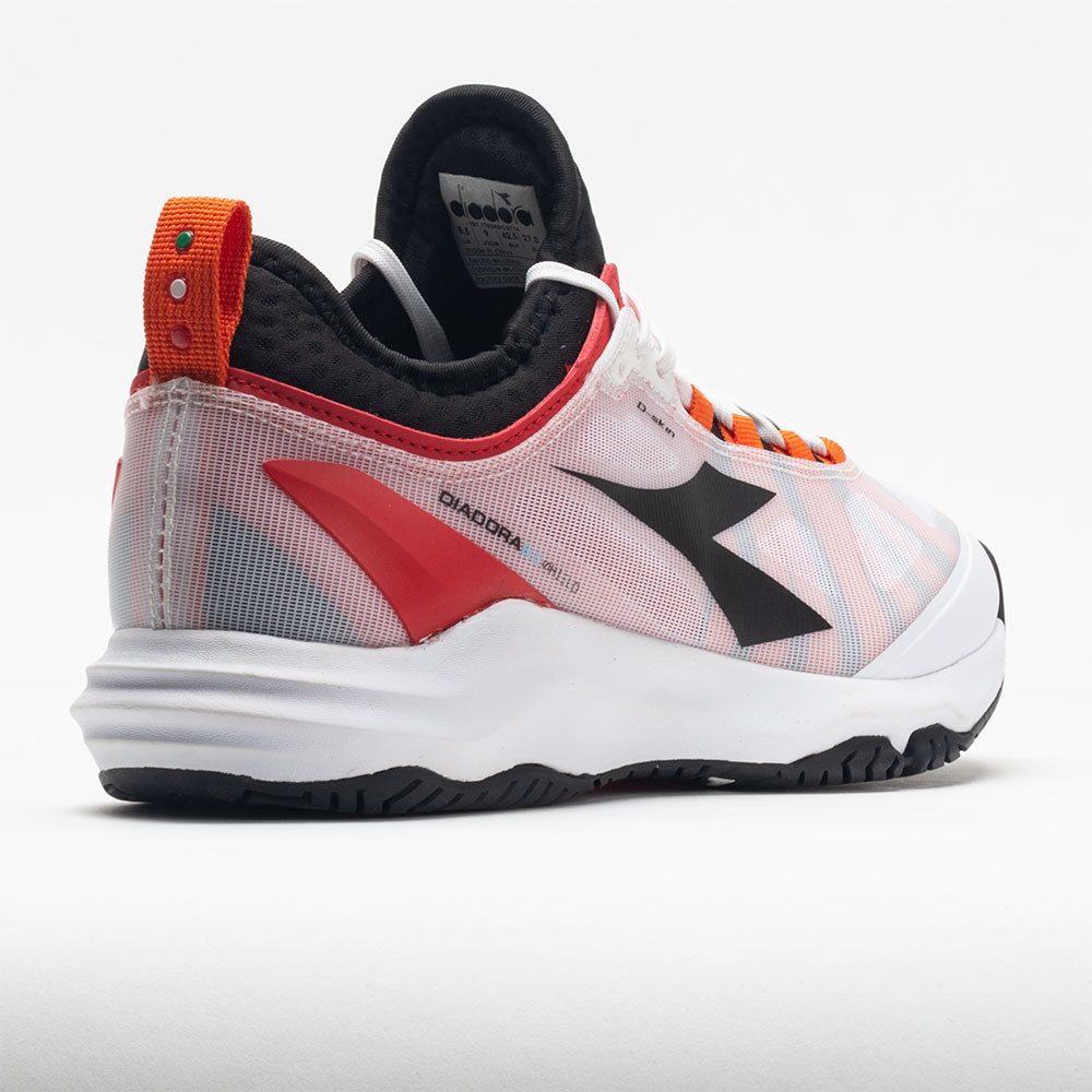 Diadora Speed Blushield Fly AG Men's White/Black/Fiery Red