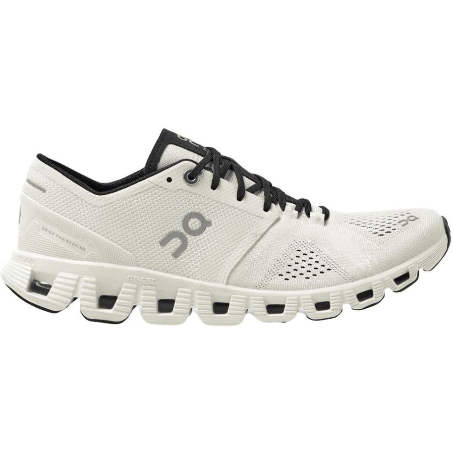 Women's On Cloud X 3, White/Black, 11 B Medium