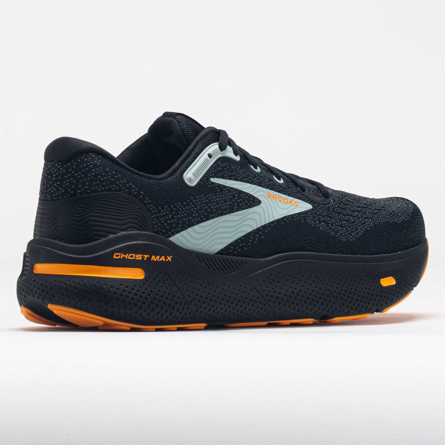 Brooks Ghost Max Men's Black/Orange/Cloud Blue