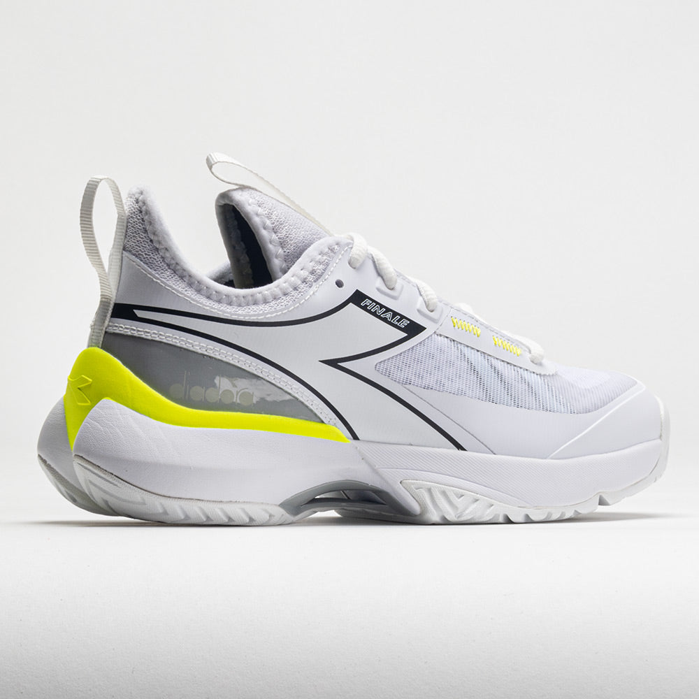 Diadora Finale AG Women's White/Silver/Evening Primrose