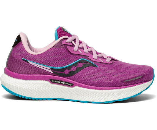 Women's Saucony Triumph 19, Razzle/Blaze, 8.5 B Medium