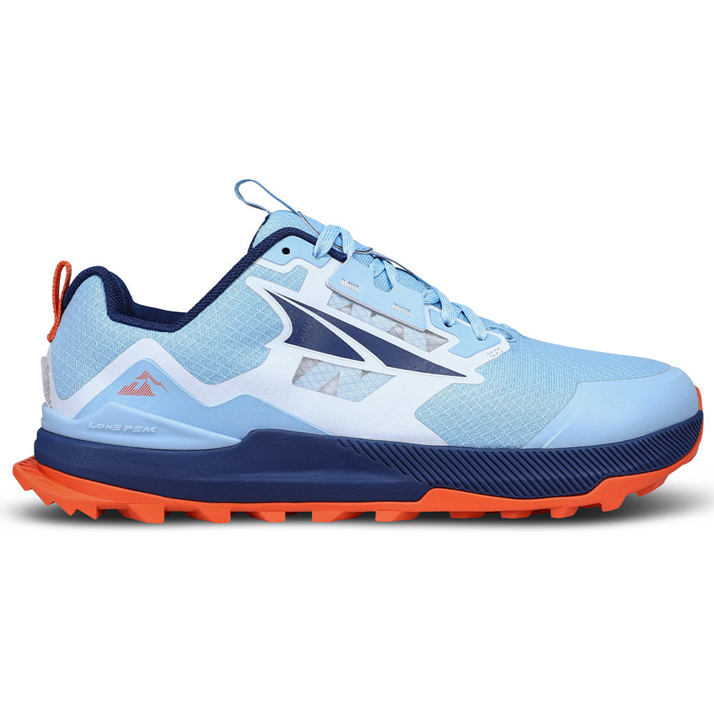 Women's Altra Lone Peak 7, Blue/Orange, 10 B Medium