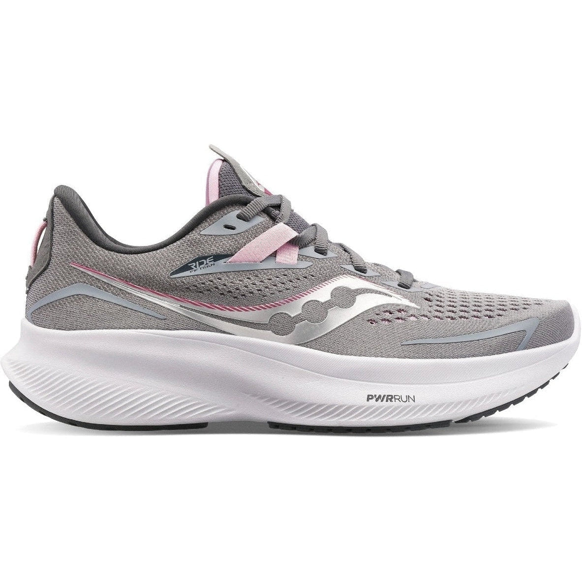 Women's Saucony Ride 15, Alloy/Quartz, 10 B Medium