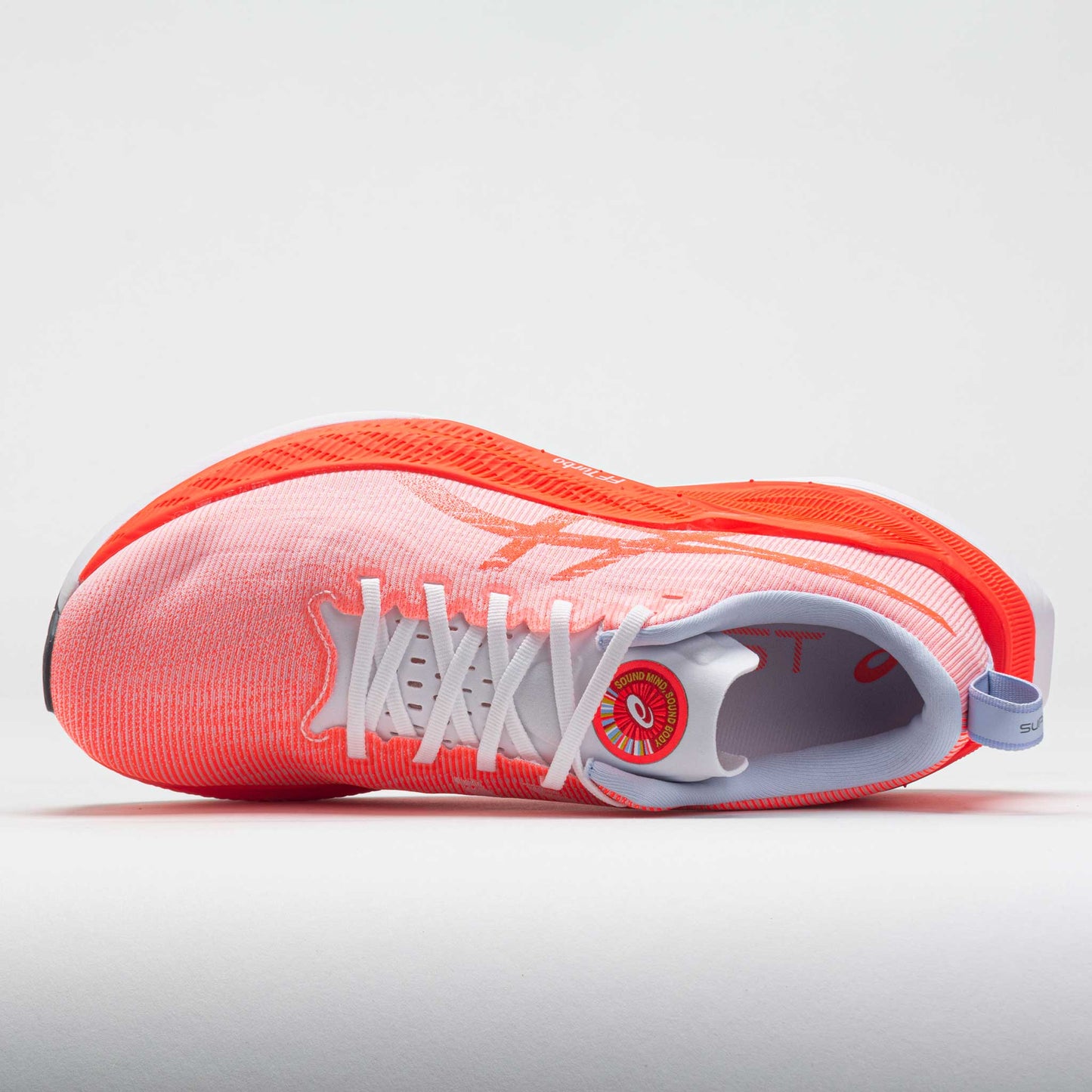 ASICS Superblast Unisex  White/Sunset Red