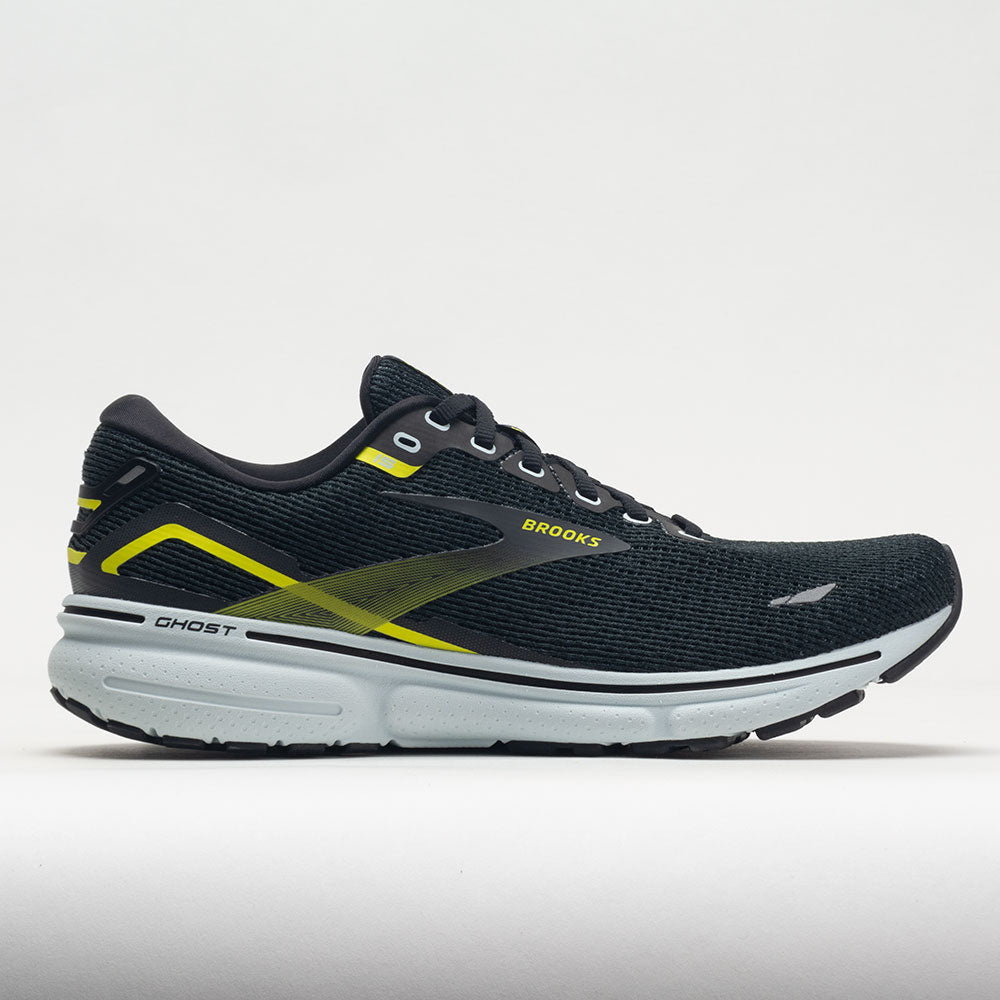 Brooks Ghost 15 Men's  Black/Ballad Blue/Sulphur