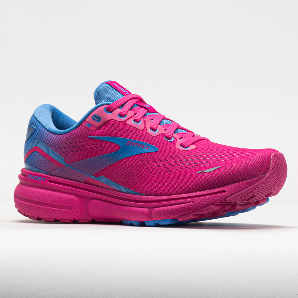 Brooks Ghost 15 Women's  Pink Glo/Blue/Fuchsia
