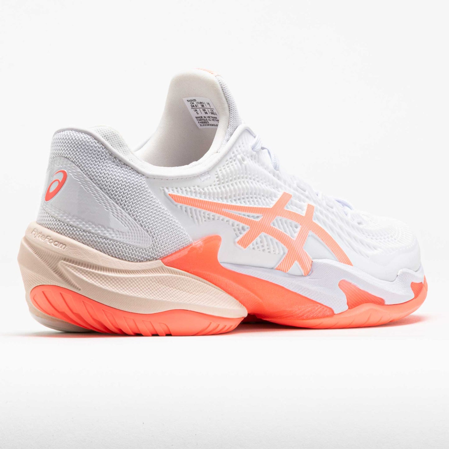 ASICS Court FF 3 Women's  White/Sun Coral