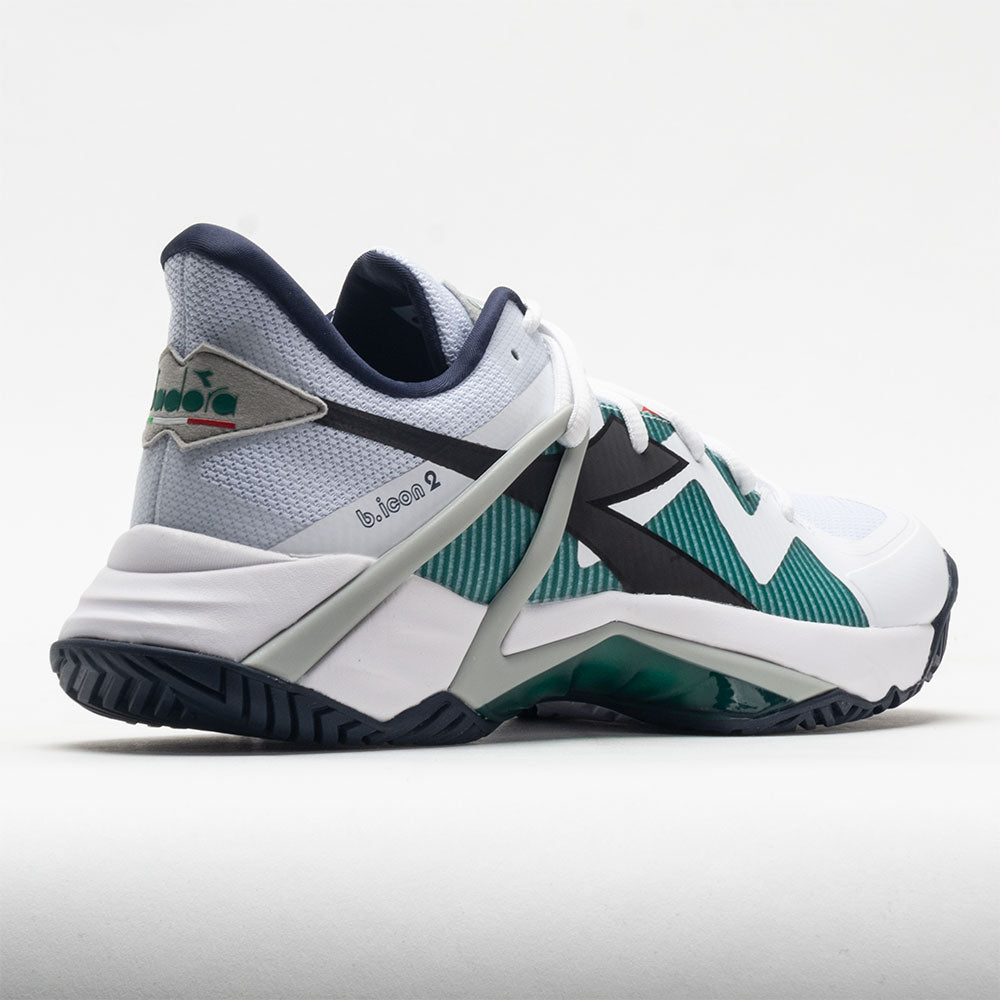 Diadora B.Icon 2 AG Men's  White/Black/Blue Corsair